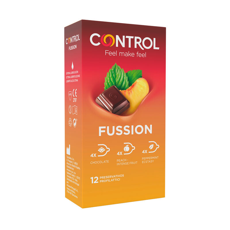 CONTROL - FUSSION CONDOMS 12 UNITS CONTROL CONDOMS NOCTURNA DESIRES