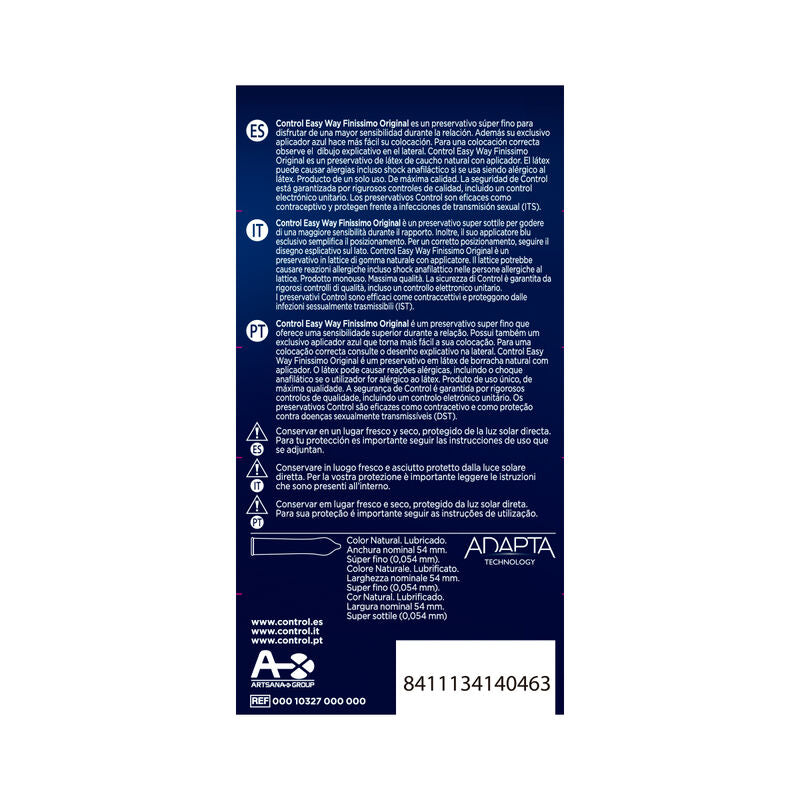 CONTROL - ADAPTA EASY WAY FINISSIMO 10 UNITS - NOCTURNA DESIRES