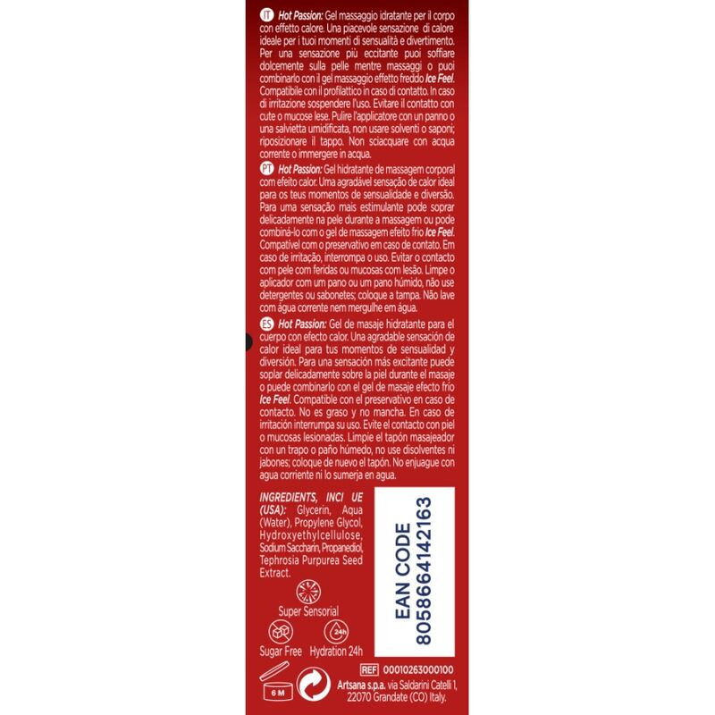 CONTROL - HOT PASSION 3 IN 1 GEL 200 ML - NOCTURNA DESIRES