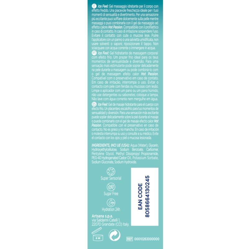 CONTROL - GEL 3 IN 1 ICE FEEL 200 ML - NOCTURNA DESIRES