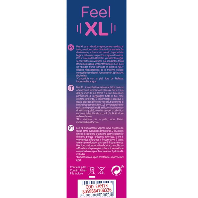 CONTROL - FEEL XL VIBRATING BULLET - NOCTURNA DESIRES