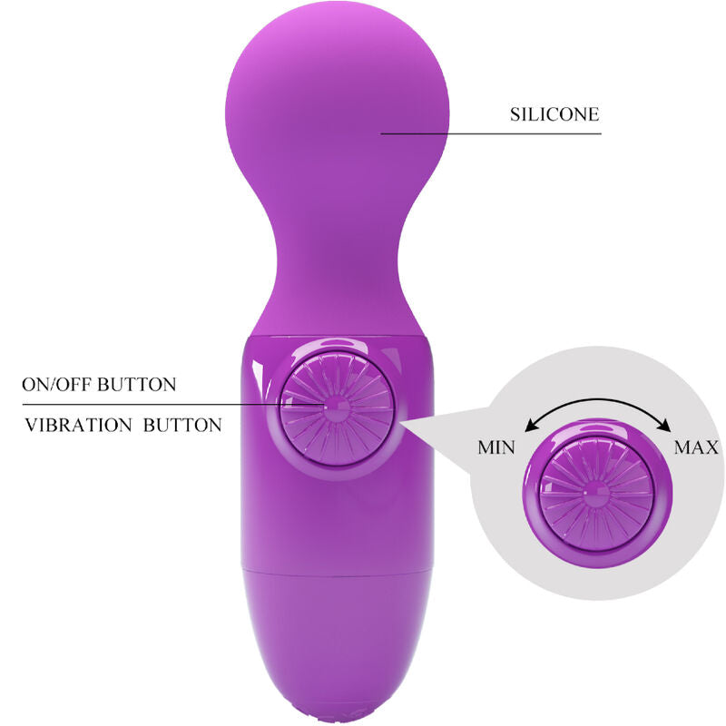 PRETTY LOVE - PURPLE MINI PERSONAL MASSAGER - NOCTURNA DESIRES