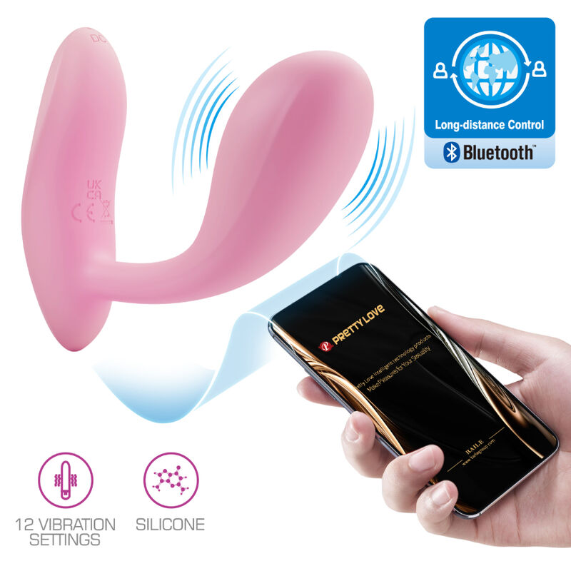 PRETTY LOVE - BAIRD G-SPOT 12 VIBRATIONS RECHARGEABLE PINK APP - NOCTURNA DESIRES