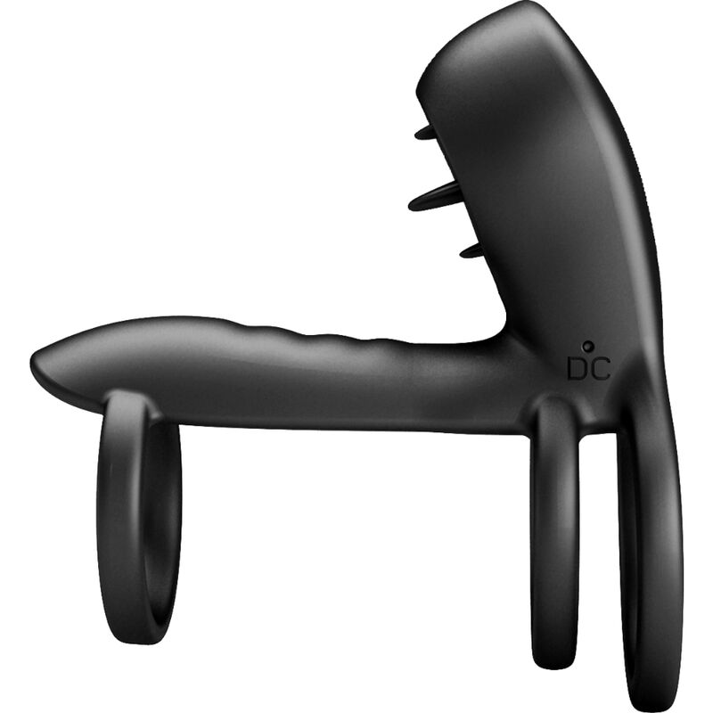 PRETTY LOVE - JAMMY PENIS SHEATH 12 VIBRATIONS WITH RECHARGEABLE SILICONE TONGUE - NOCTURNA DESIRES