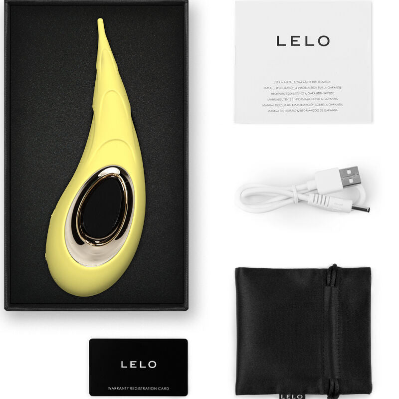 LELO - DOT CRUISE YELLOW CLITORIS STIMULATOR - NOCTURNA DESIRES