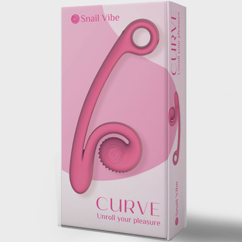 SNAIL VIBE - CURVE VIBRATOR PINK - NOCTURNA DESIRES