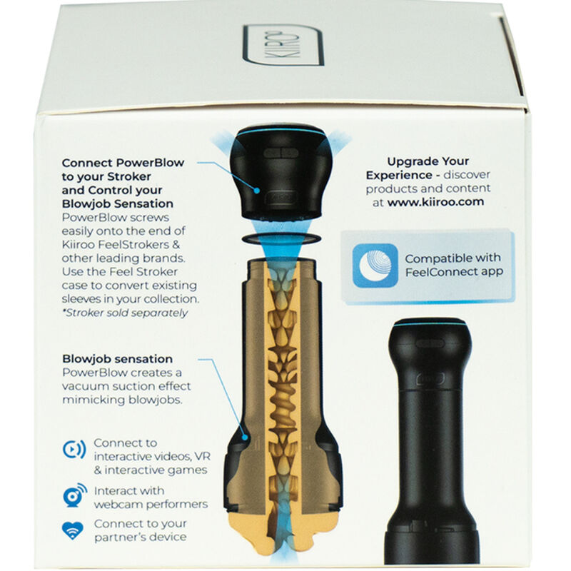 KIIROO - POWERBLOW INTERACTIVE SUCTION DEVICE - NOCTURNA DESIRES