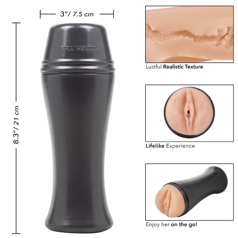PRIVATE - MASTURBATOR ORIGINAL VACUUM CUP TO GO - NOCTURNA DESIRES