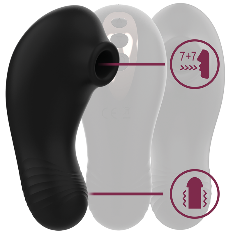 RITHUAL - SHUSHU PRO POCKET CLITORIS STIMULATOR 2 POWERFUL JET MOTORS - NOCTURNA DESIRES