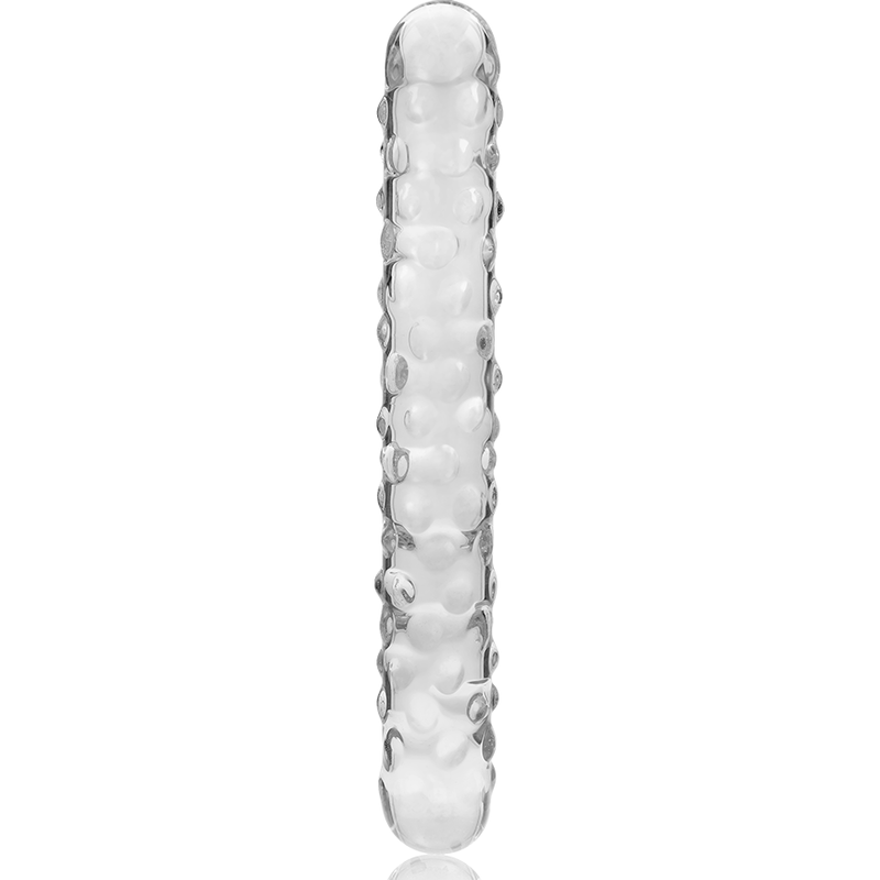 NEBULA SERIES BY IBIZA - MODEL 15 DILDO BOROSILICATE GLASS CLEAR 18.5 CM -O- 3 CM - NOCTURNA DESIRES