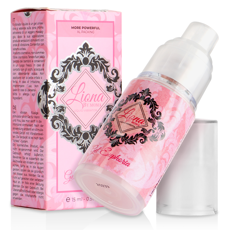 LIONA BY MOMA - LIQUID VIBRATOR EUPHORIA GEL 15 ML - NOCTURNA DESIRES