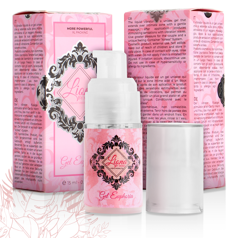 LIONA BY MOMA - LIQUID VIBRATOR EUPHORIA GEL 15 ML - NOCTURNA DESIRES