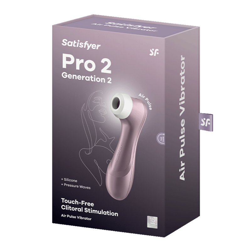 SATISFYER - PRO 2 AIR PULSE STIMULATOR VIOLET - NOCTURNA DESIRES