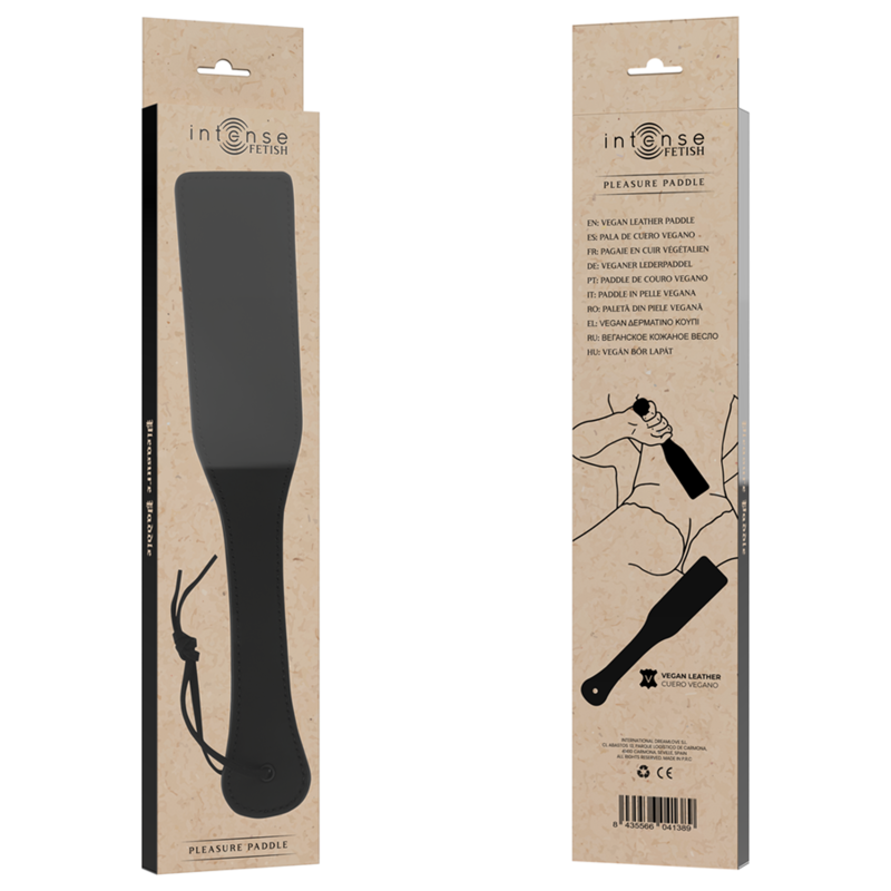 INTENSE - FETISH VEGAN LEATHER PADDLE - NOCTURNA DESIRES