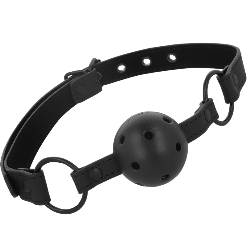 INTENSE - FETISH VEGAN LEATHER BALL GAG - NOCTURNA DESIRES