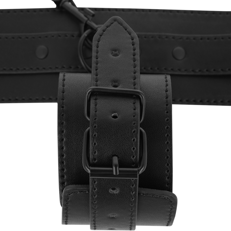 INTENSE - FETISH VEGAN LEATHER ANKLE CUFFS - NOCTURNA DESIRES