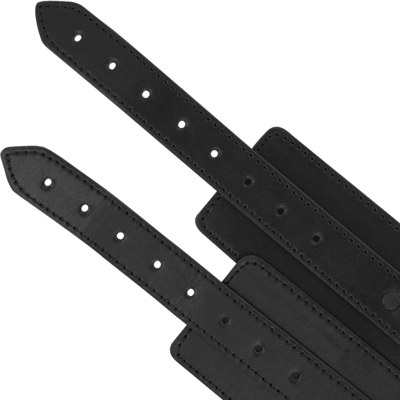 INTENSE - FETISH VEGAN LEATHER ANKLE CUFFS - NOCTURNA DESIRES