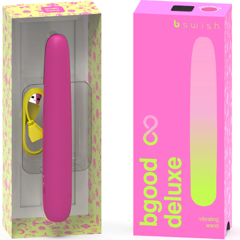 B SWISH - BGOOD INFINITE DELUXE RECHARGEABLE VIBRATOR PINK SILICONE - NOCTURNA DESIRES