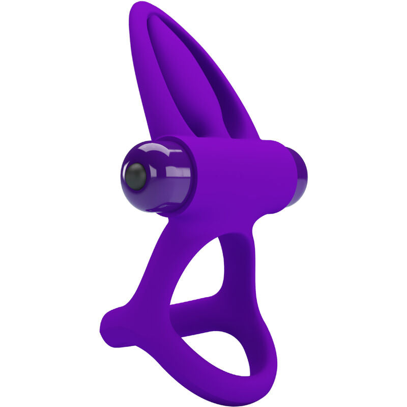 PRETTY LOVE - VIBRATOR RING 10 VIBRATIONS VIOLET SILICONE - NOCTURNA DESIRES