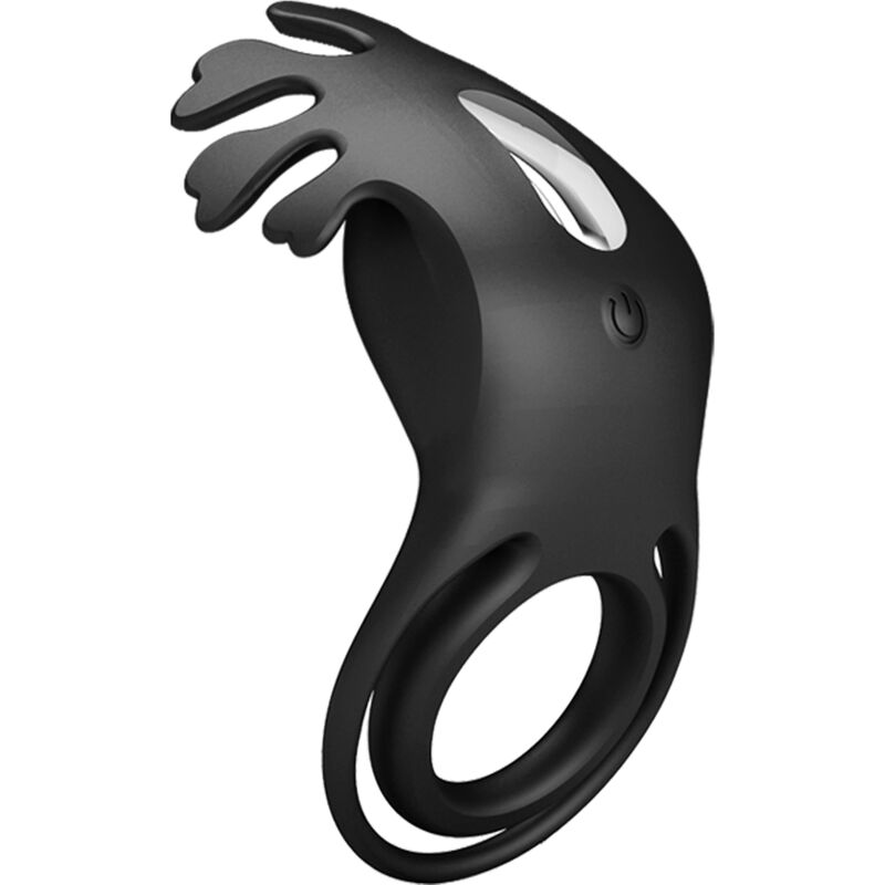 PRETTY LOVE - RUBEN VIBRATOR RING 7 VIBRATIONS BLACK SILICONE - NOCTURNA DESIRES