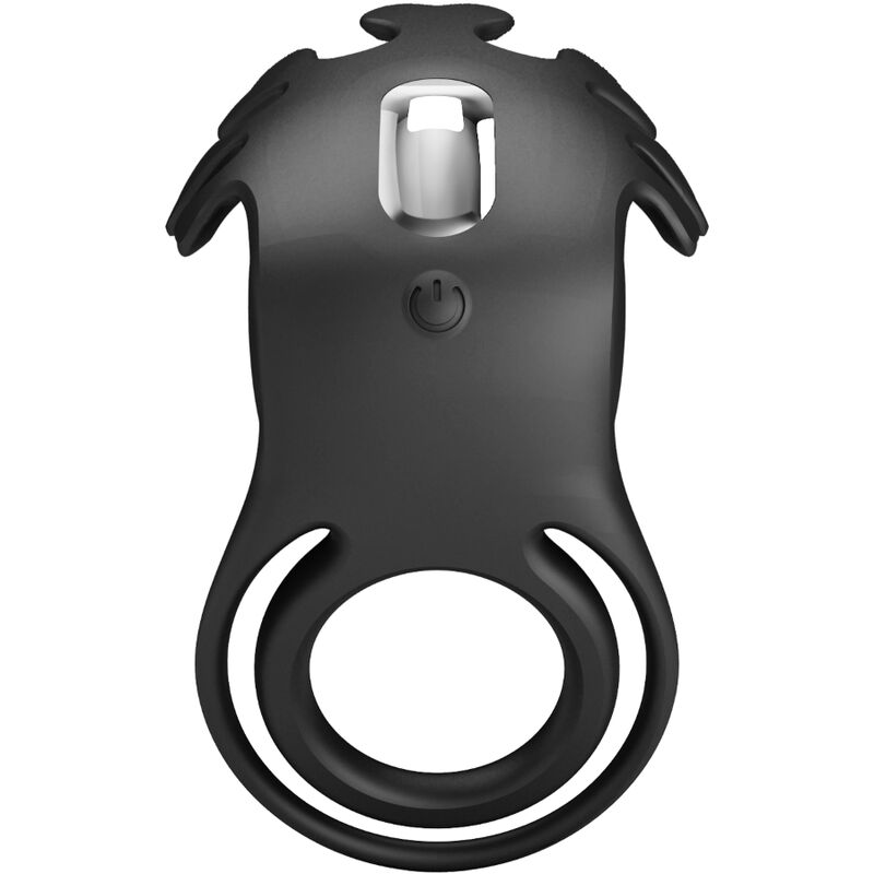 PRETTY LOVE - RUBEN VIBRATOR RING 7 VIBRATIONS BLACK SILICONE - NOCTURNA DESIRES