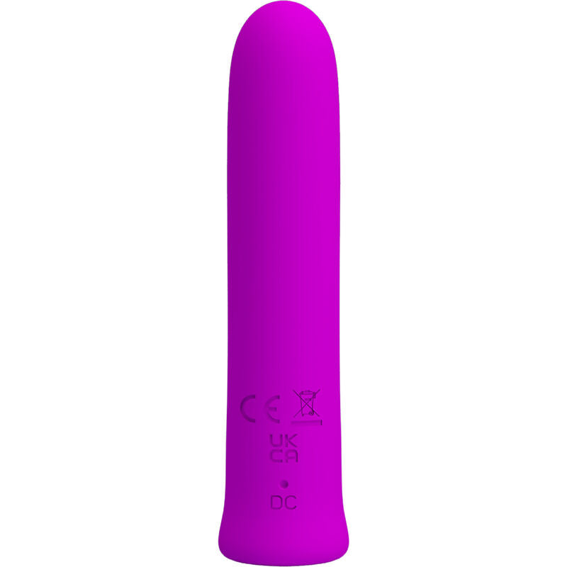 PRETTY LOVE - CURTIS MINI SUPER POWER VIBRATOR 12 VIOLET SILICONE VIBRATIONS - NOCTURNA DESIRES