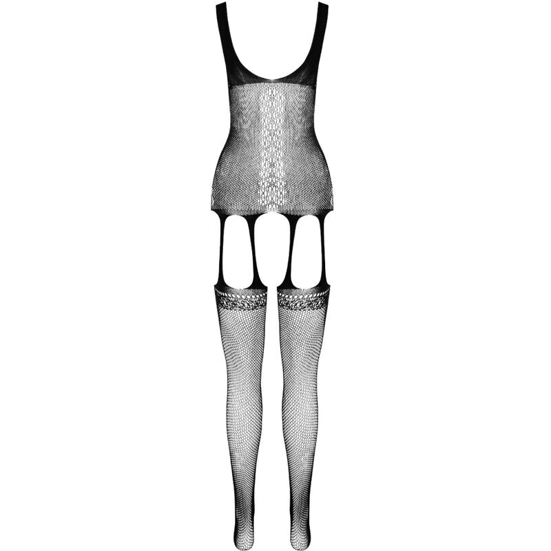PASSION - ECO COLLECTION BODYSTOCKING ECO BS007 BLACK - NOCTURNA DESIRES