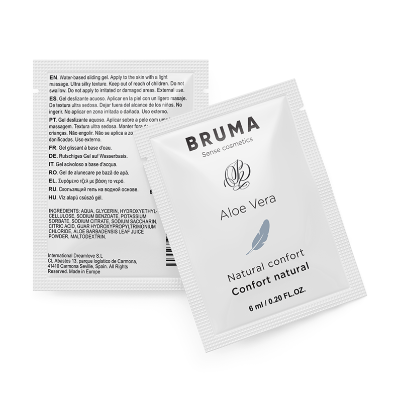 BRUMA - ALOE VERA SLIDING GEL NATURAL CONFORT 6 ML - NOCTURNA DESIRES