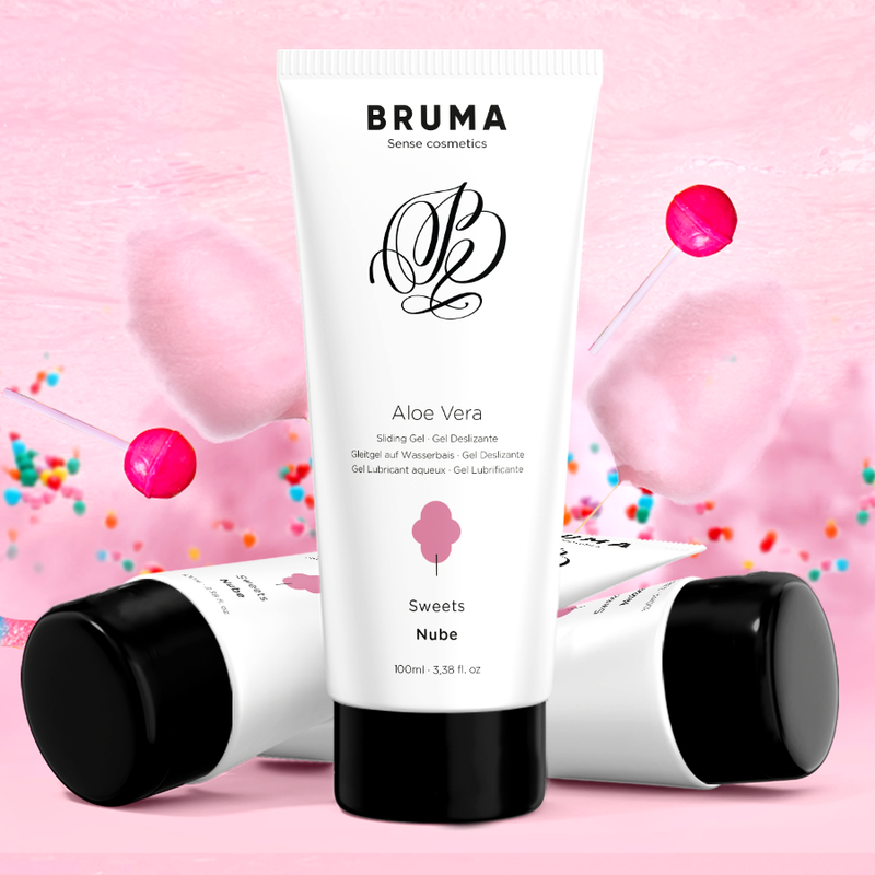 BRUMA - ALOE VERA SLIDING GEL SWEETS FLAVOR 100 ML - NOCTURNA DESIRES