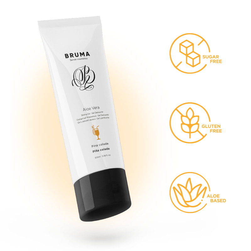 BRUMA - ALOE VERA SLIDING GEL PINA COLADA FLAVOR 100 ML - NOCTURNA DESIRES