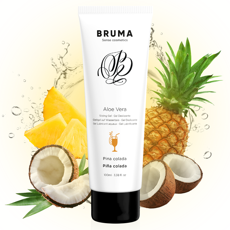 BRUMA - ALOE VERA SLIDING GEL PINA COLADA FLAVOR 100 ML - NOCTURNA DESIRES