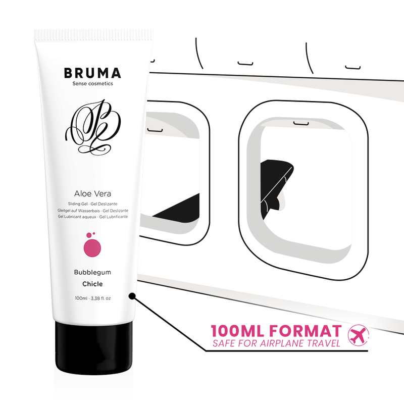 BRUMA - ALOE VERA SLIDING GEL BUBBLEGUM FLAVOR 100 ML - NOCTURNA DESIRES