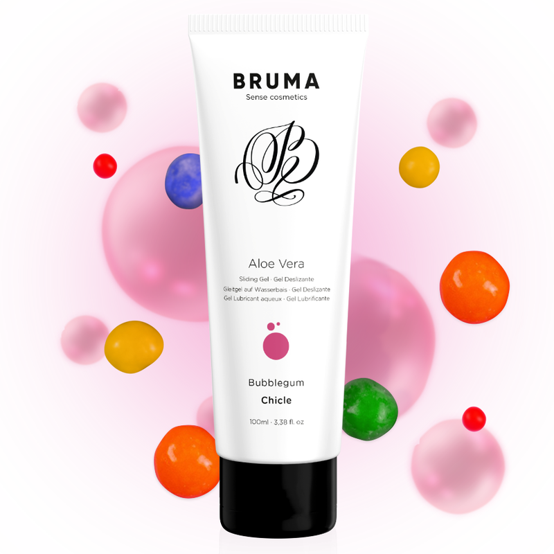 BRUMA - ALOE VERA SLIDING GEL BUBBLEGUM FLAVOR 100 ML - NOCTURNA DESIRES