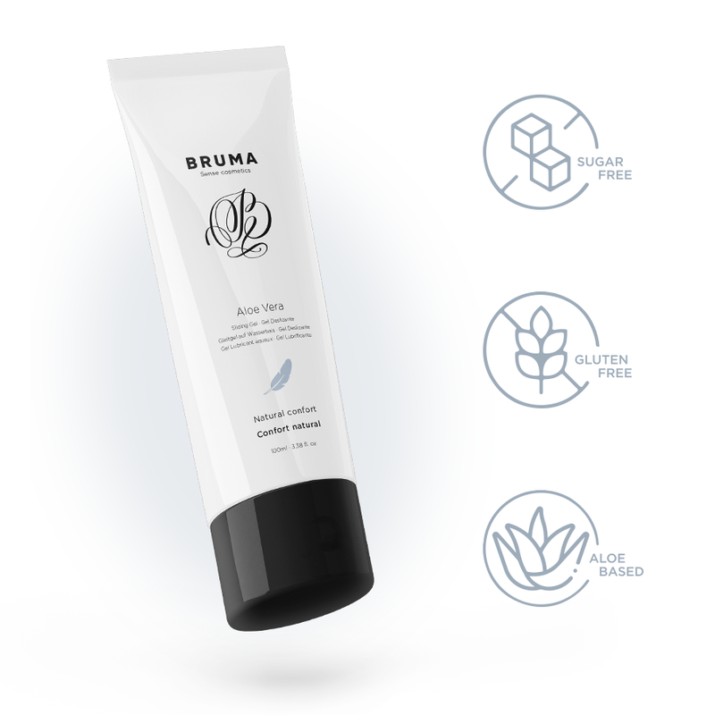 BRUMA - ALOE VERA SLIDING GEL NATURAL CONFORT 100 ML - NOCTURNA DESIRES
