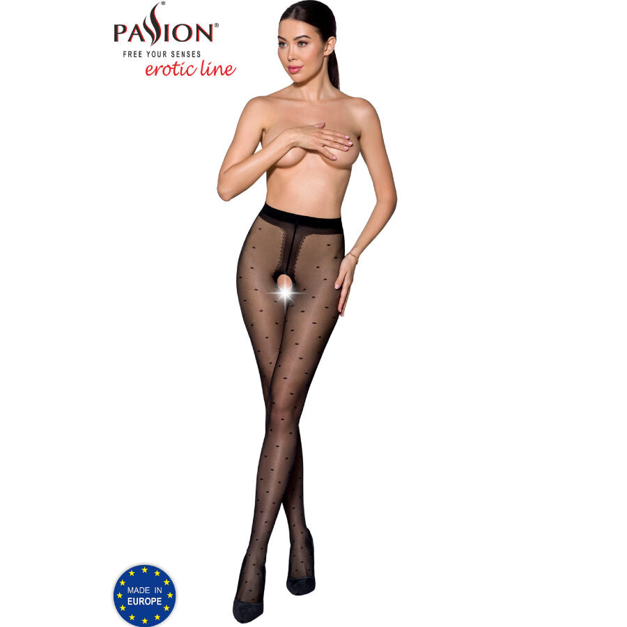 PASSION - TIOPEN 018 BLACK TIGHTS 1/2 20 DEN - NOCTURNA DESIRES