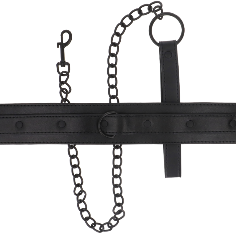 INTENSE - FETISH VEGAN LEATHER COLLAR - NOCTURNA DESIRES