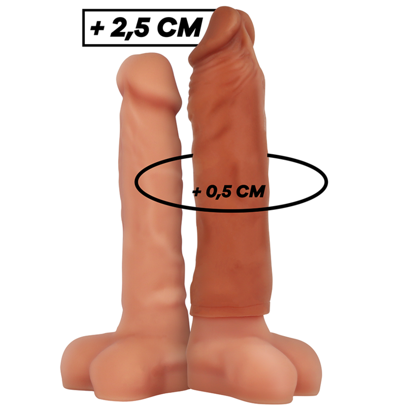 VIRILXL - LIQUID SILICONE V5 BROWN PENIS EXTENSION - NOCTURNA DESIRES
