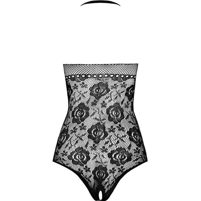 PASSION - BS094 BLACK BODYSTOCKING ONE SIZE - NOCTURNA DESIRES