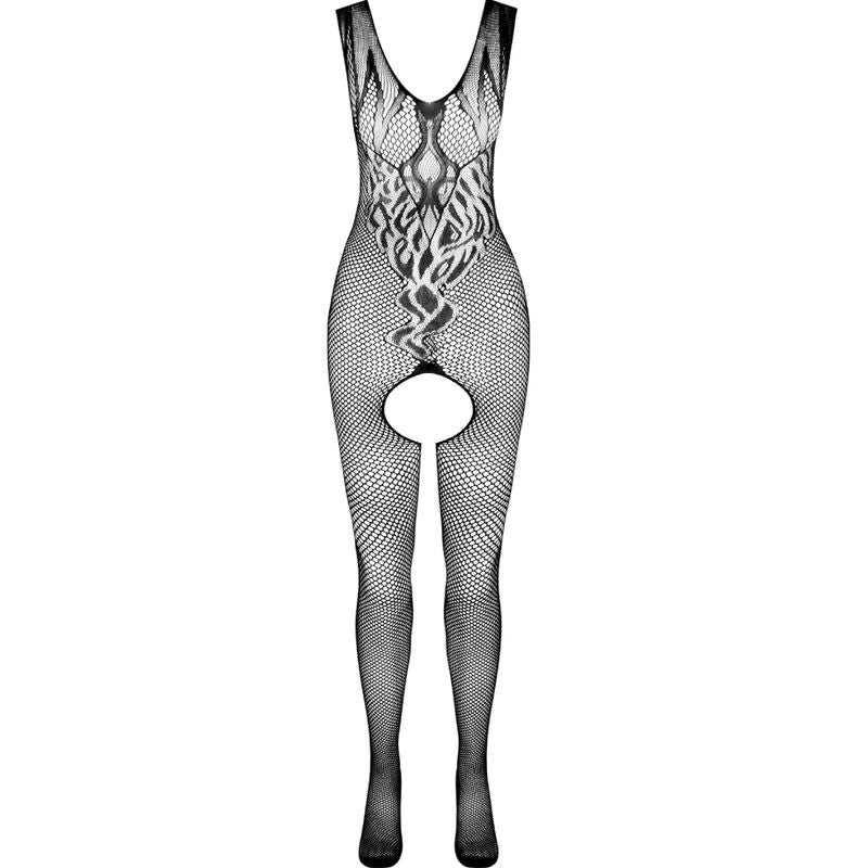 PASSION - BS098 BLACK BODYSTOCKING ONE SIZE - NOCTURNA DESIRES