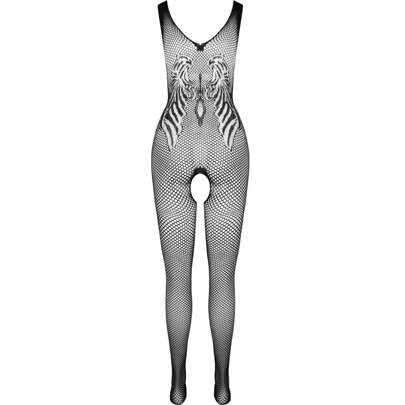 PASSION - BS098 BLACK BODYSTOCKING ONE SIZE - NOCTURNA DESIRES