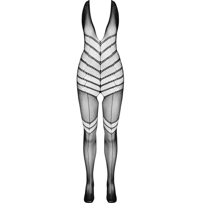 PASSION - BS100 BODYSTOCKING BLACK ONE SIZE - NOCTURNA DESIRES