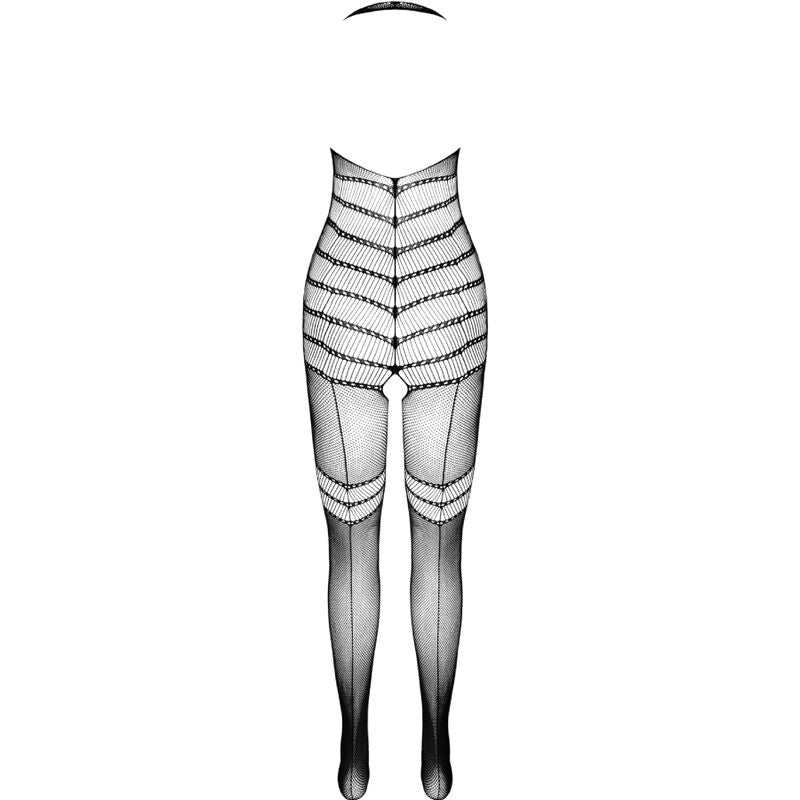 PASSION - BS100 BODYSTOCKING BLACK ONE SIZE - NOCTURNA DESIRES