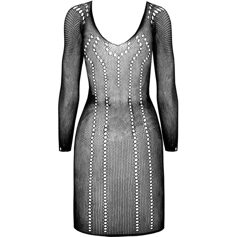 PASSION - BS101 BODYSTOCKING BLACK ONE SIZE - NOCTURNA DESIRES