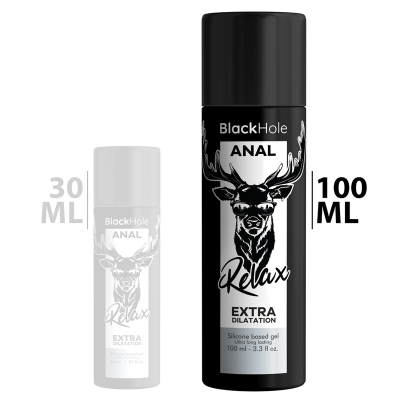 BLACK HOLE - GEL SILICONE BASE ANAL DILATION 100 ML - NOCTURNA DESIRES