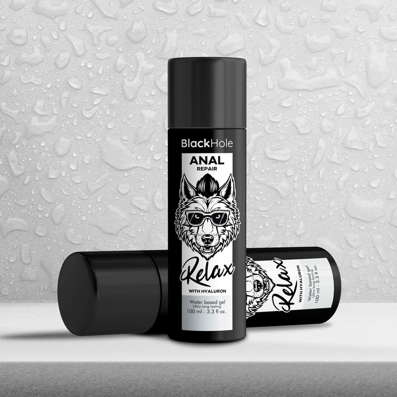 BLACK HOLE - ANAL REPAIR WATER BASED RELAX WITH HYALURON 100 ML - NOCTURNA DESIRES