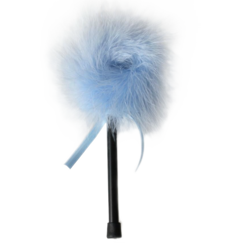 SECRETPLAY - LIGHT BLUE MARABOU DUSTER SECRETPLAY 100% FETISH NOCTURNA DESIRES