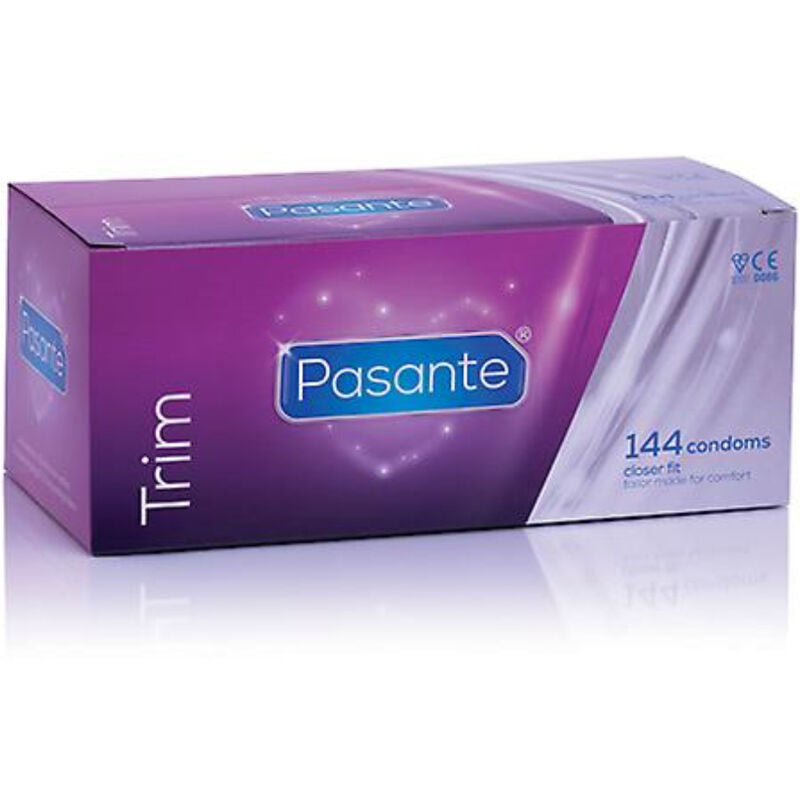PASANTE - CONDOMS TRIM CLOSER FIT CAJA 144 UNITS - NOCTURNA DESIRES