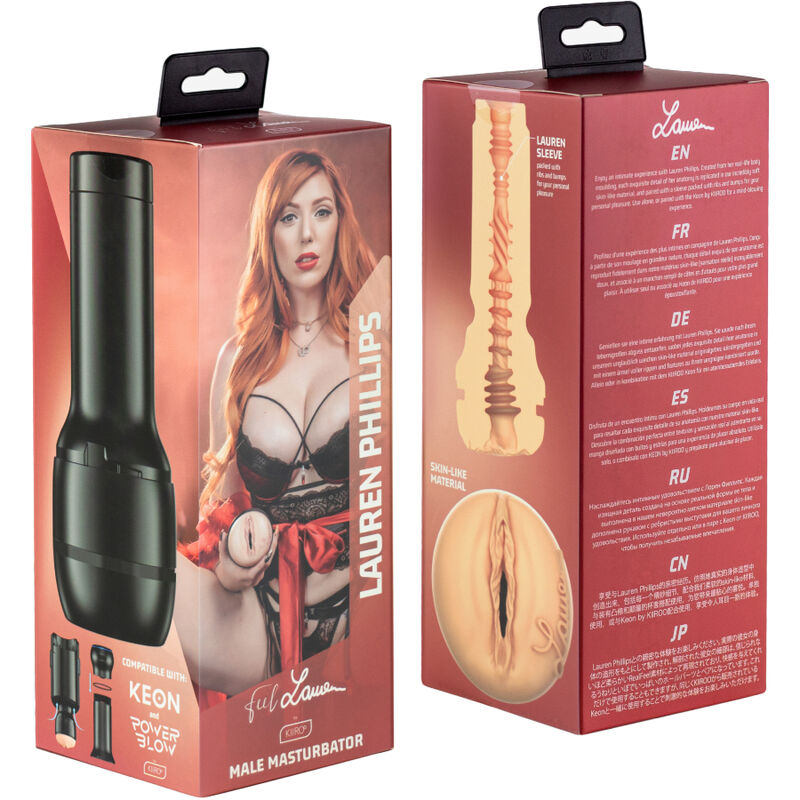 KIIROO - FEEL LAUREN PHILLIPS STARS COLLECTION STROKERS POWERBLOW COMPATIBLE - NOCTURNA DESIRES