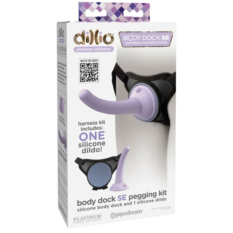 DILLIO - BODY DOCK VIOLET HARNESS - NOCTURNA DESIRES