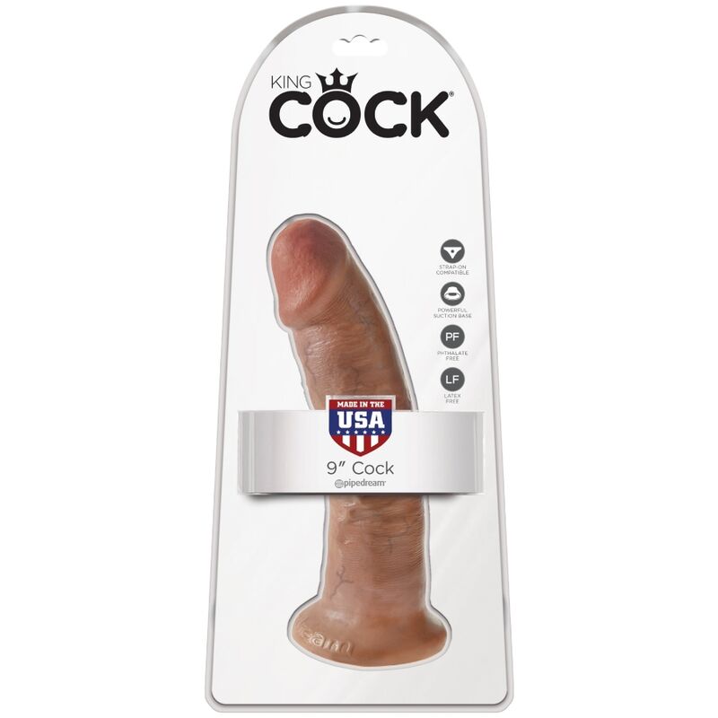 KING COCK - REALISTIC PENIS 21.7 CM CARAMEL - NOCTURNA DESIRES
